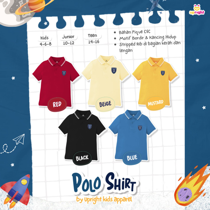 PO POLO SHIRT BY UPRIGHT KIDS