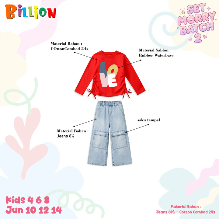 PO SET MORRY BATCH 2 BY BILLION
