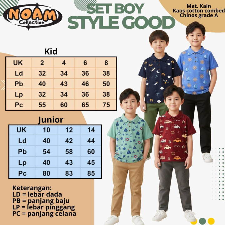 PO SET BOY STYLE GOOD BY NOAM