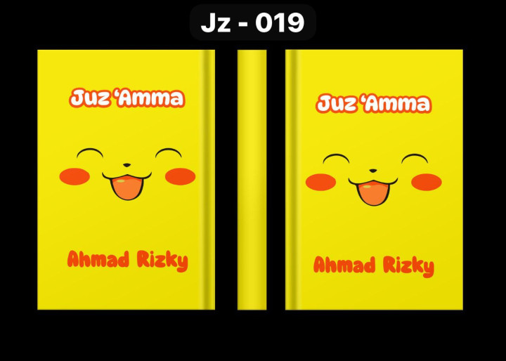 PO JUZ AMMA TAJWID WARNA 7IN1 CUSTOM NAME