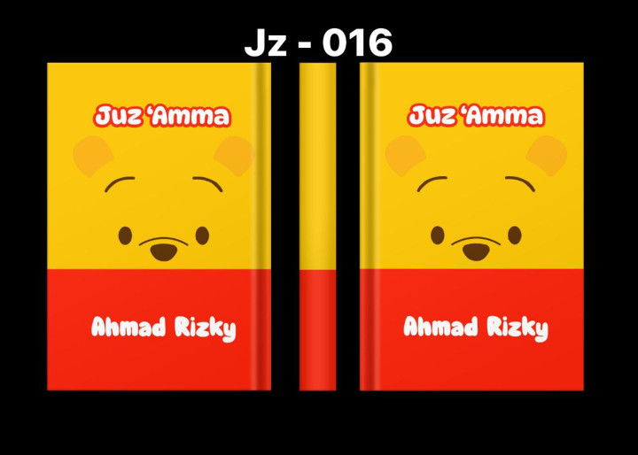 PO JUZ AMMA TAJWID WARNA 7IN1 CUSTOM NAME