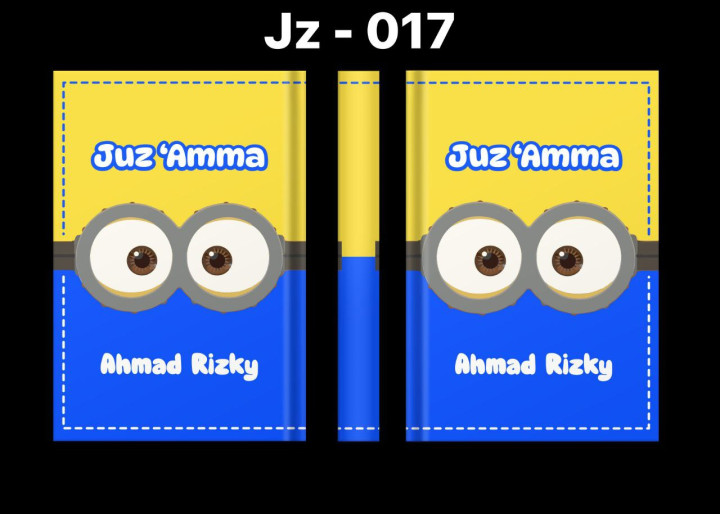 PO JUZ AMMA TAJWID WARNA 7IN1 CUSTOM NAME