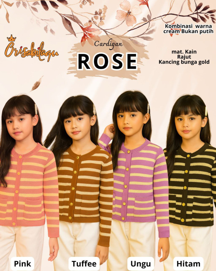PO ROSE CARDIGAN BY ORISABIILAQU