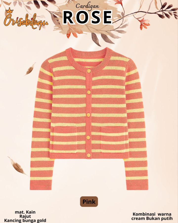 PO ROSE CARDIGAN BY ORISABIILAQU