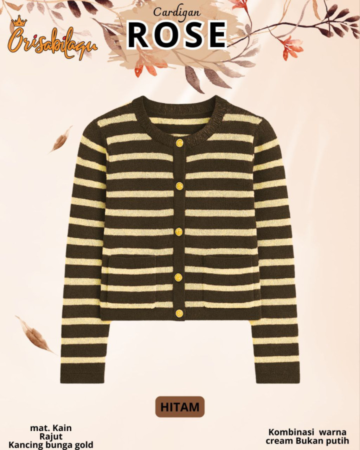 PO ROSE CARDIGAN BY ORISABIILAQU