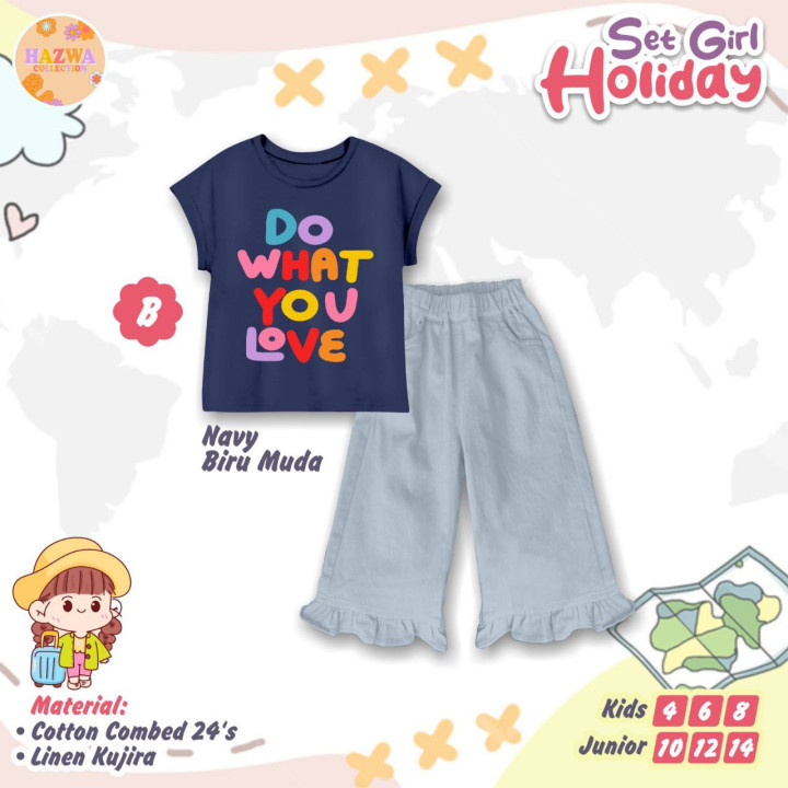 PO SET GIRL HOLIDAY BY HAZWA