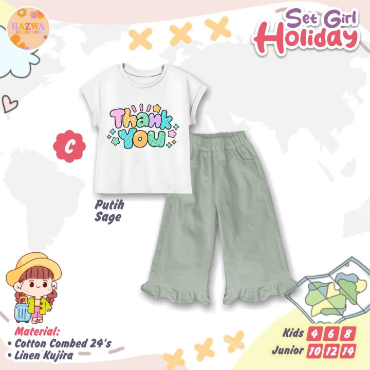 PO SET GIRL HOLIDAY BY HAZWA