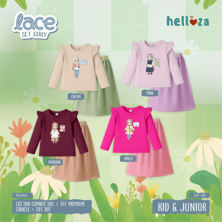 PO LACE SET GIRLY BY HELLOZA