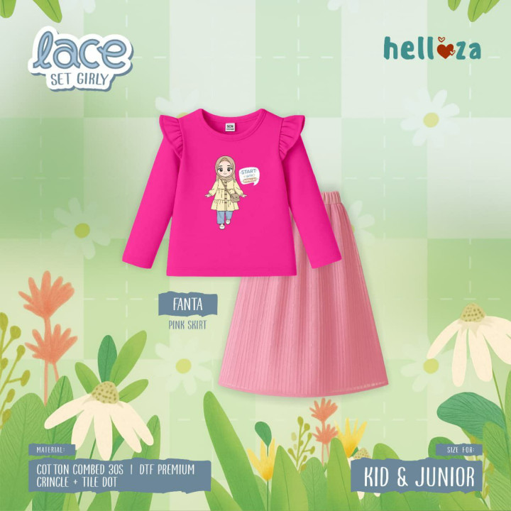 PO LACE SET GIRLY BY HELLOZA