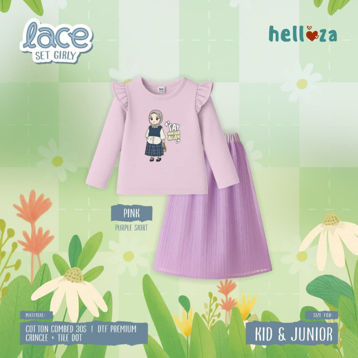 PO LACE SET GIRLY BY HELLOZA