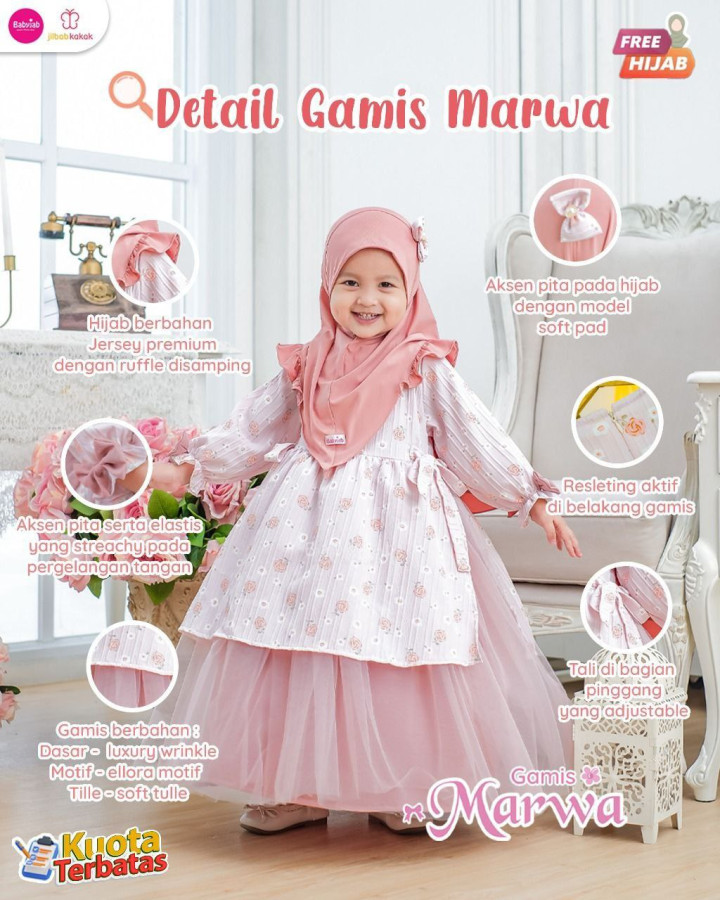 OPEN PO GAMIS MARWA BY BABYJAB