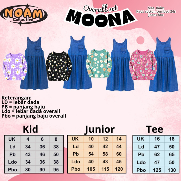 PO SET GIRL MOONA (KIDS) BY NOAM