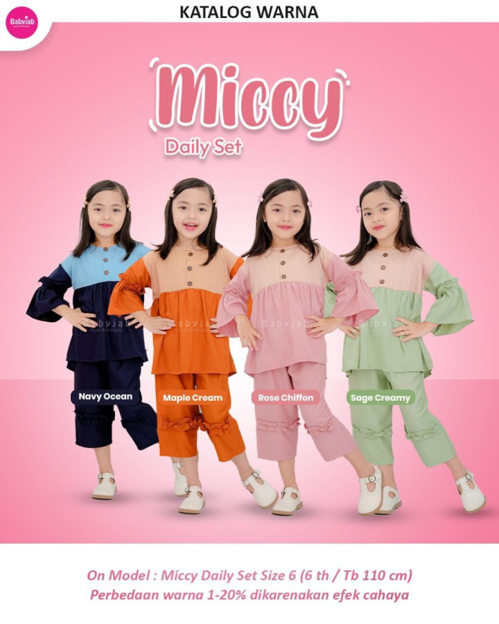 PO MICCY DAILY SET BY BABYJAB