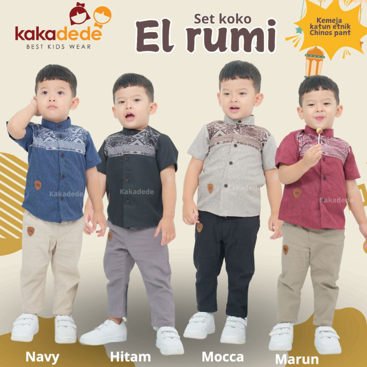 READY STOK SET KOKO EL RUMI BY KAKADEDE