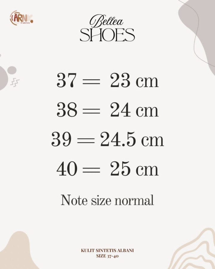 PO BELLEA SHOES BY ARNK