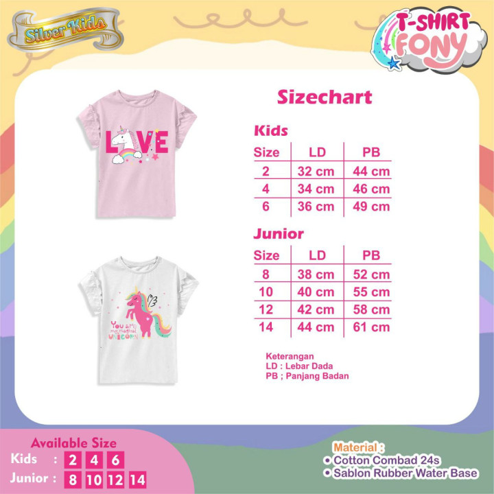 PO TSHIRT FONY BY SILVER KIDS