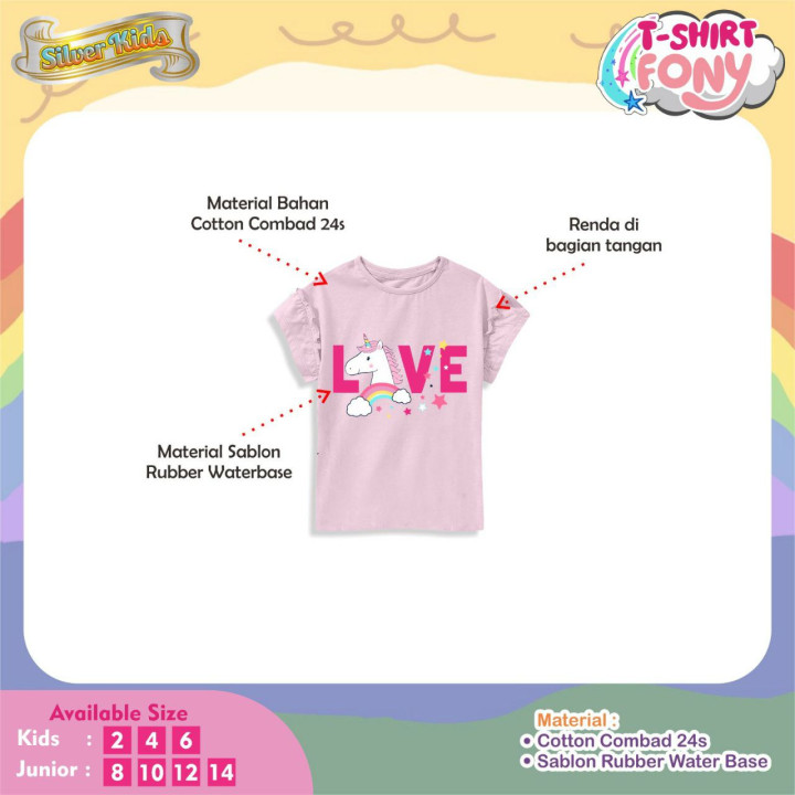 PO TSHIRT FONY BY SILVER KIDS