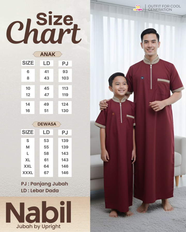 PO JUBAH NABIL BY UPRIGHT