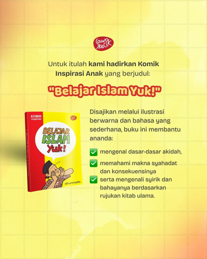 PO PUSTAKA SAWO KECIK, KOMIK INSPIRASI ANAK KARYA ABUNNADA