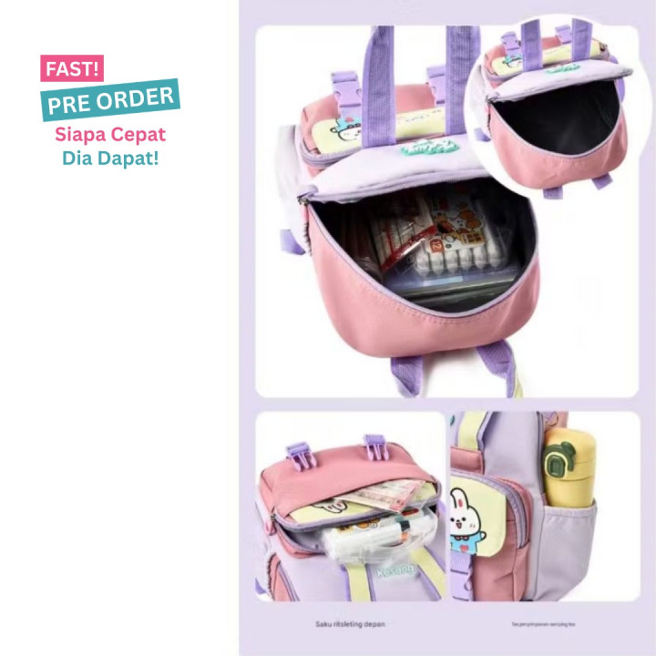 FAST PO BUNNY AND SPACE BACKPACK