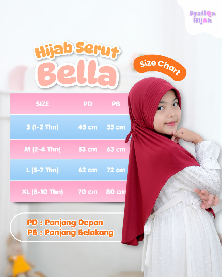 FAST PO BELLA HIJAB SERUT BY SYAFIQA