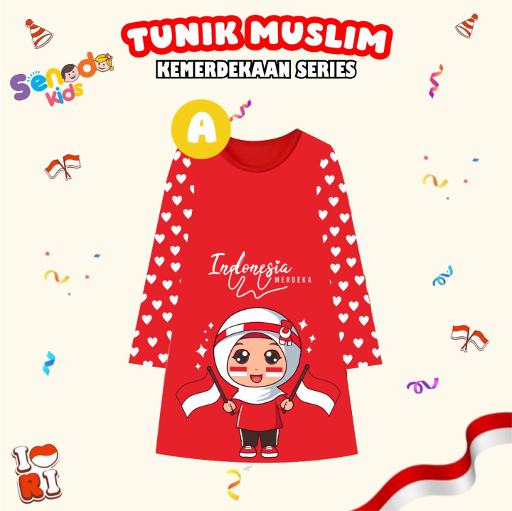 PO TUNIK MUSLIM KEMERDEKAAN SERIES BY SENADA KIDS