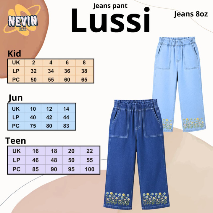 PO LUSSI KULOT JEANS (KIDS) BY NEVIN