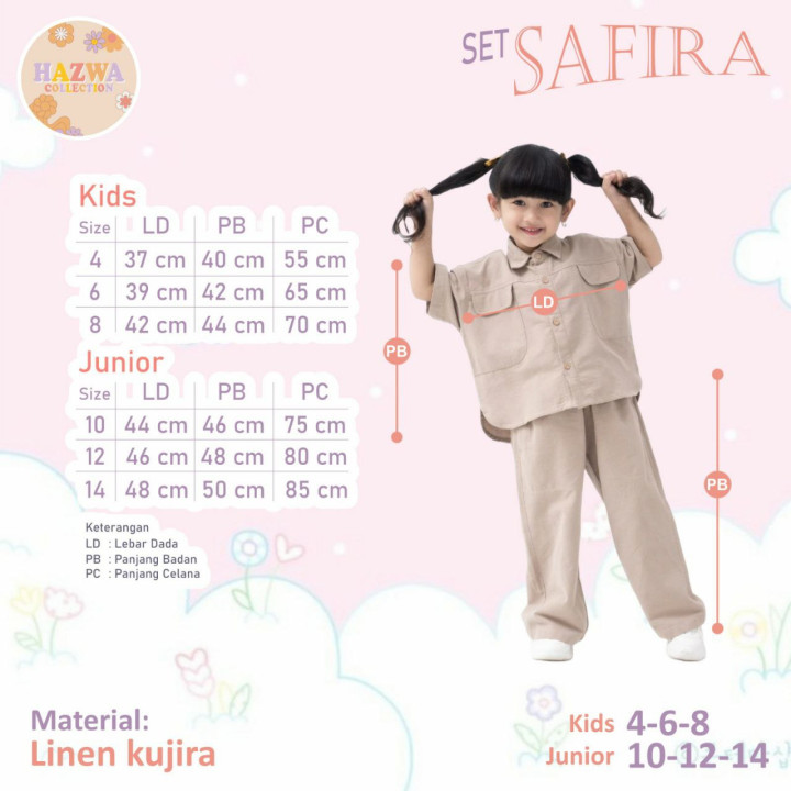 PO SET SAFIRA BY HAZWA