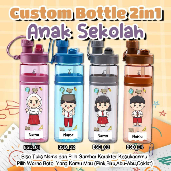 PO BOTOL MINUM 2IN1 CUSTOM NAME HK GRUP 
