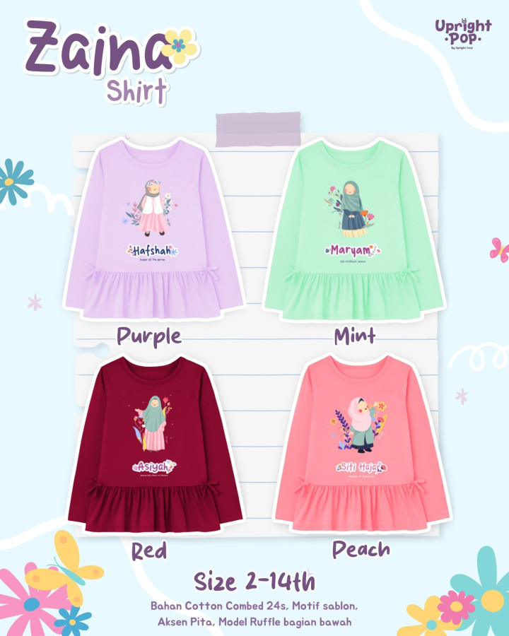 PO ZAINA SHIRT BY UPRIGHT POP