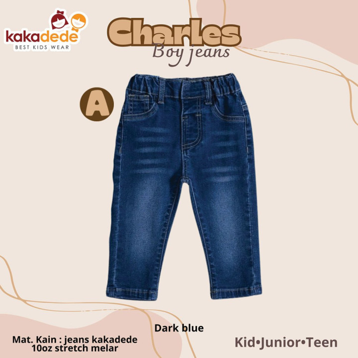 READY STOK CHARLES JEANS BY KAKADEDE