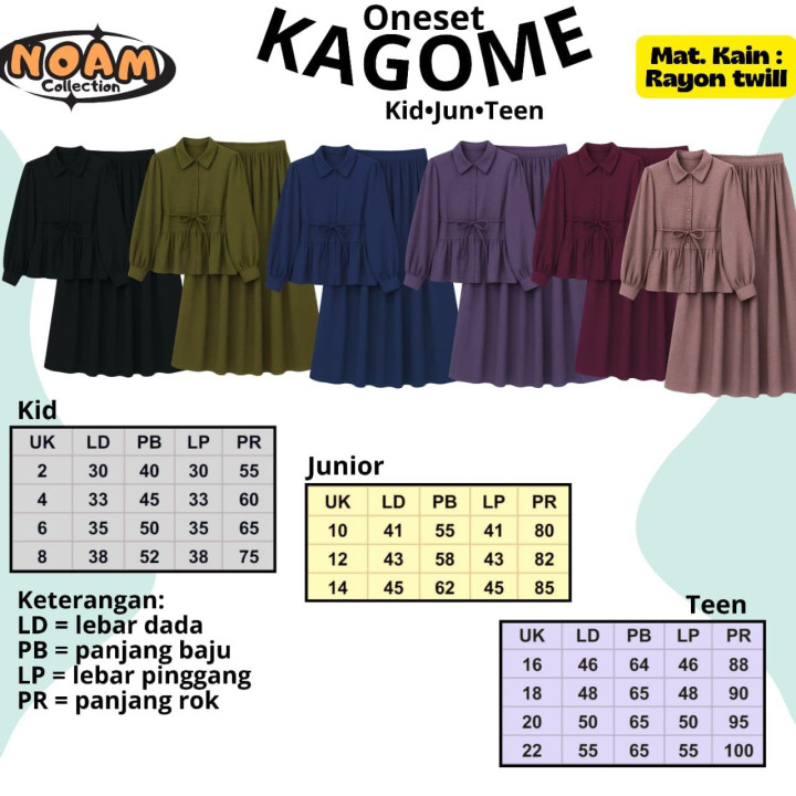 PO ONESET KAGOME (JUN DAN TEEN) BY NOAM 