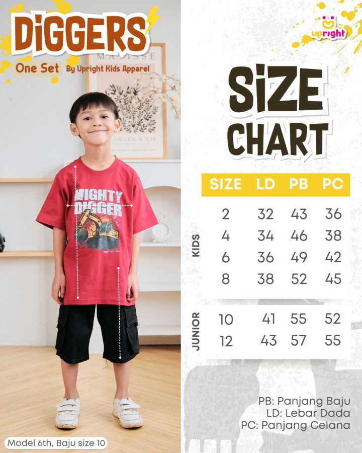  PO DIGGERS TSHIRT  BY UPRIGHT