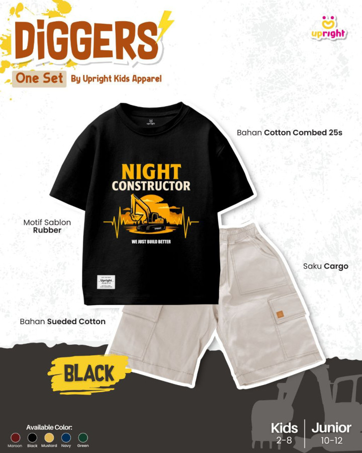 PO DIGGERS ONE SET BY UPRIGHT