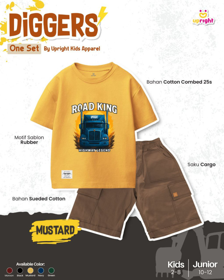 PO DIGGERS ONE SET BY UPRIGHT