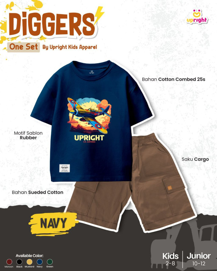 PO DIGGERS ONE SET BY UPRIGHT