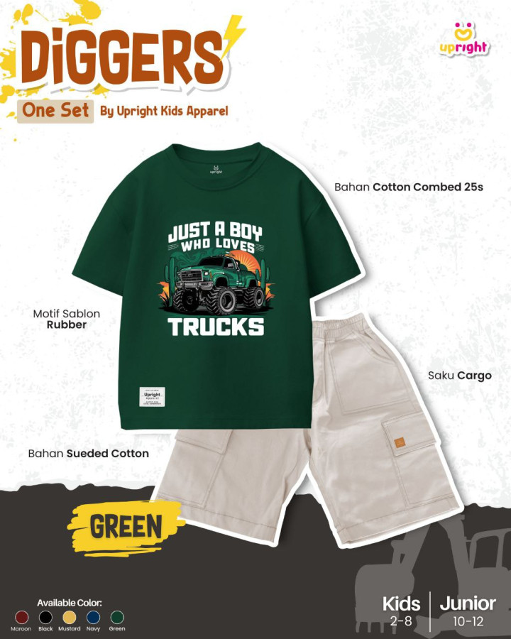 PO DIGGERS ONE SET BY UPRIGHT