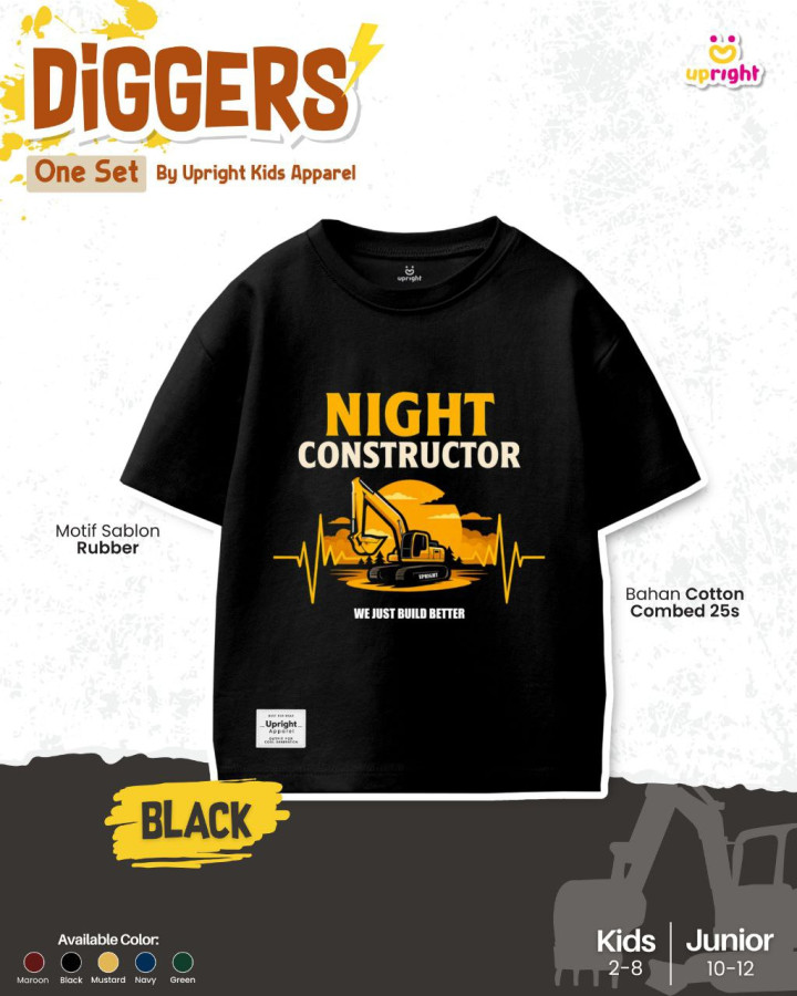  PO DIGGERS TSHIRT  BY UPRIGHT