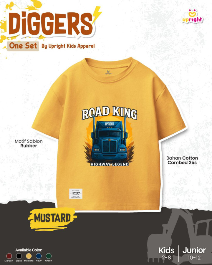  PO DIGGERS TSHIRT  BY UPRIGHT