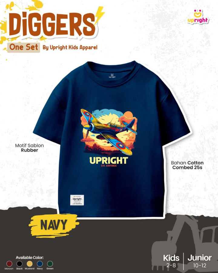  PO DIGGERS TSHIRT  BY UPRIGHT