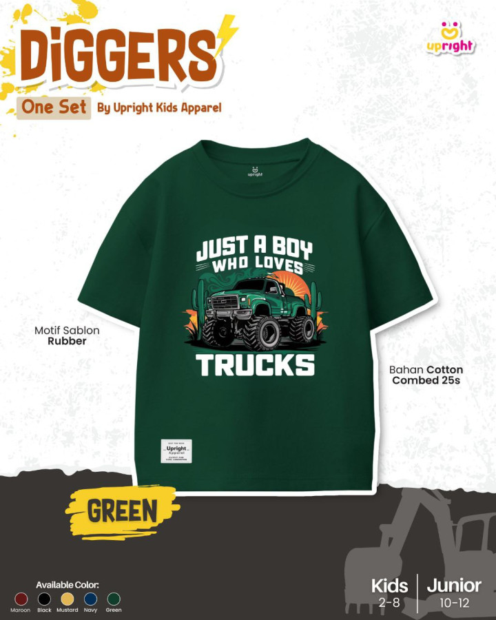  PO DIGGERS TSHIRT  BY UPRIGHT
