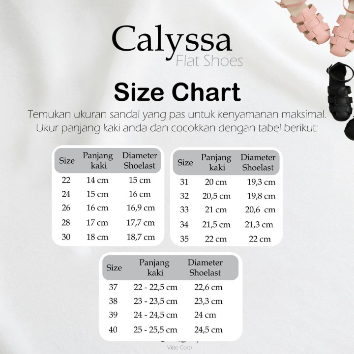 PO CALYSSA FLAT SHOES BY VITTO