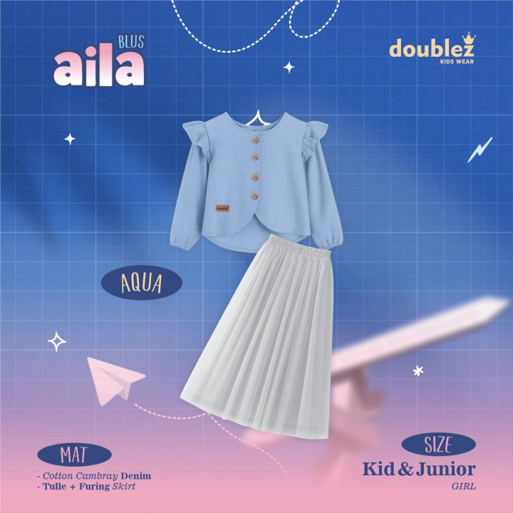 PO AILA SET BLOUSE COUPLE BY DOUBLEZ