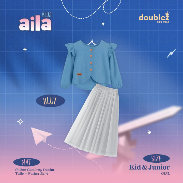 PO AILA SET BLOUSE COUPLE BY DOUBLEZ