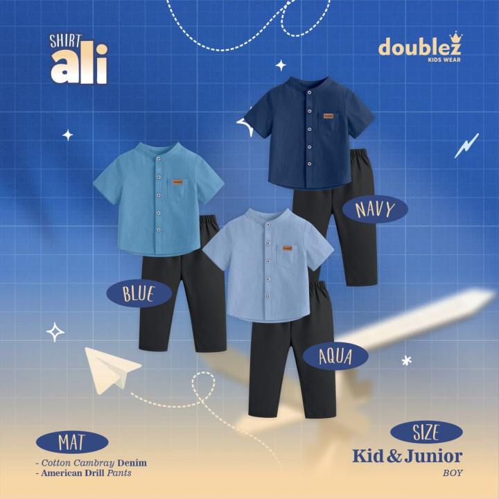 PO ALI SET SHIRT COUPLE BY DOUBLEZ