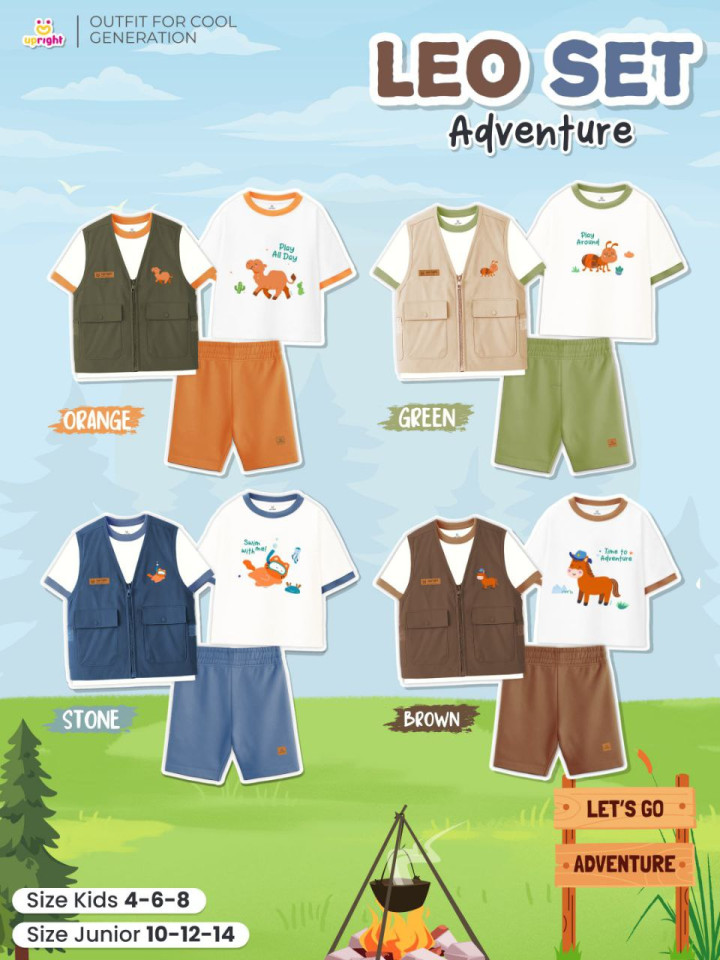 PO 3IN1 LEO SET ADVENTURE BY UPRIGHT