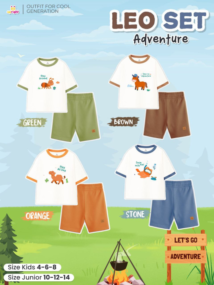 PO 2IN1 LEO SET ADVENTURE BY UPRIGHT