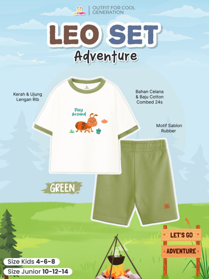 PO 2IN1 LEO SET ADVENTURE BY UPRIGHT