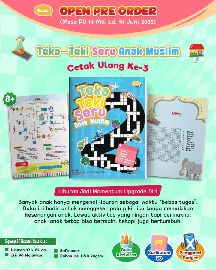PO BUKU TEKA TEKI SERU ANAK MUSLIM LEVEL 2 AHLAN