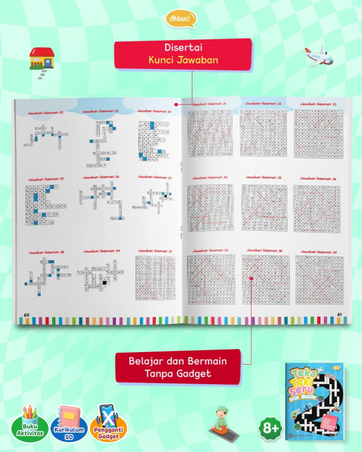 PO BUKU TEKA TEKI SERU ANAK MUSLIM LEVEL 2 AHLAN